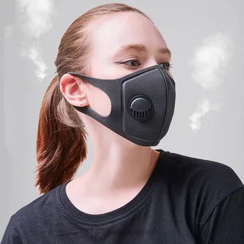 5PC PM2.5 Kulfilter Åndbar Ansigtsmaske Luftrensende Beskyttende Masker Støv Munden Dække Vaskbar Genanvendelige Munden Maske