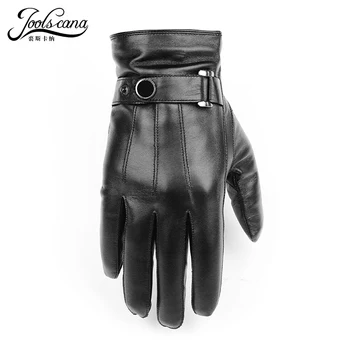 JOOLSCANA top1gloves mænd i ægte læder vinter Sensoriske taktiske handsker mode håndled touch skærm, kørsel efteråret god kvalitet 5078