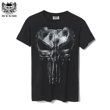 Punisher Streetwear t-shirt Mænd Hip Hop Sjove T-Shirts, Herre T-Shirts Mode 2018 Kæreste Gave Bomuld Print Casual T-shirt 5084