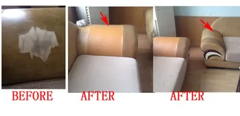 2 stk/pakke reparation læder mærkaten patch selvklæbende til sofa sæde stol bed bag fix dog bide hul 20x12cm 509