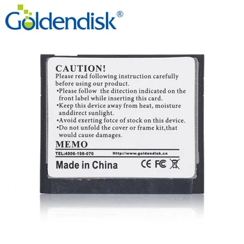GoldenDisk CFASTE 1.0 Hukommelse 128GB SSD Kort, Verden Mini SSD Flash-Drev SATA Ii 3Gbps Quad-Kanaler NANA MLC oprindelige Flash 7+17P