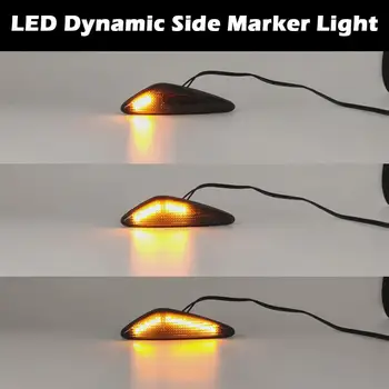 Røget Amber linse LED Dynamisk Front Side Markør Lys For Nissan Lafesta Highway Star Mazda MX-5 MX-6 16-op, for RX8 09-12