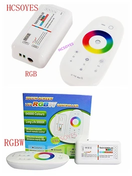 2,4 G RF RGBW RGB LED Controller-Touch Screen-DC12-24V 18A Fjernbetjening Kanal For RGB / RGBW 5050 3528 5630 LED Strip