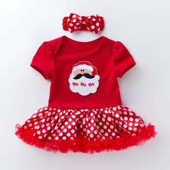 2020 Jul Baby Kostumer Romper Kjole Santa Claus Cosplay Party Outfit Bebes Buksedragt Nyfødte Baby Piger Tøj DS49 52096