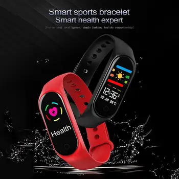 M4 Smart Armbånd-Band Trænings-og Tracker puls, Blodtryk Beskeder Påmindelse Farve Tv med Sport Armbånd band M4