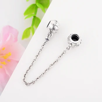 Passer Oprindelige Pandora-Halskæde-Armbånd-DIY Smykker at Gøre Nye 925 Sterling Sølv Familie for Evigt Kæde Charms Perler