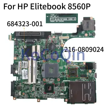 KoCoQin Laptop bundkort Til HP Elitebook 6560B 8560P QM67 HD7400M Bundkort 684323-001 684323-501 0105FM00 SLJ4M 216-0809024