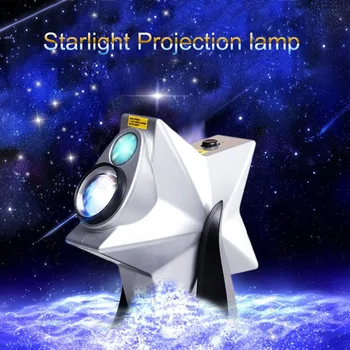 Populære Stjerner Twilight Himlen Nyhed Nat Lys Projektor Lampe LED Laser Lys Dæmpes Blottere Atmosfære Jul Soveværelse 5354