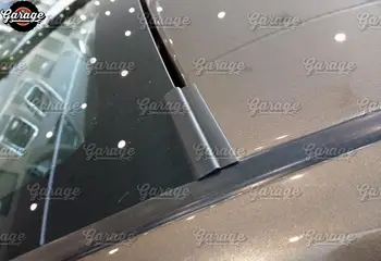 Forruden støbning for Renault Logan - materiale Gummi deflektor pad tilbehør beskyttende fra skade på bilens styling, tuning