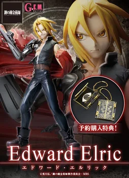 Anime Fullmetal Alchemist Edward Elric Ansigt Foranderligt Figur Model Legetøj