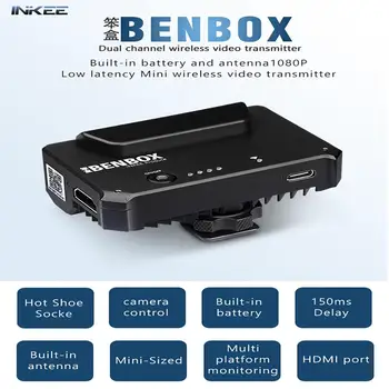 BENBOX Dual Channel Wireless 5G 1080P Mini-Transmission Enhed Video Transmitter Til apple iPhone til Andriod Telefon iPad