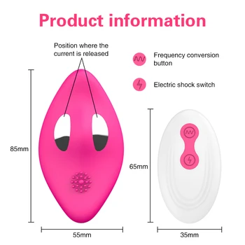 Elektrisk Stød Vibrerende Trusser Voksen Sex Legetøj til Par Vagina Æg Masturbator G-punktet, Klitoris Stimulator Sex Legetøj til Kvinde