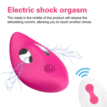 Elektrisk Stød Vibrerende Trusser Voksen Sex Legetøj til Par Vagina Æg Masturbator G-punktet, Klitoris Stimulator Sex Legetøj til Kvinde