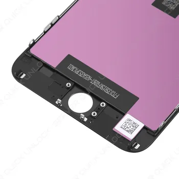 Fuld skærm til iPhone 6 Plus Sort touch digitizer + LCD + sort ramme + AAA kvalitet, hærdet glas + 24 timer forsendelse