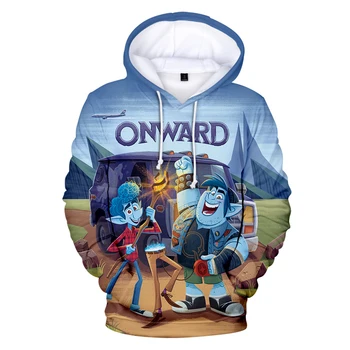 Ny 2020-Pixar Videre Hoodie for Mænd Casual Anime Tegnefilm Hættetrøjer Streetwear Sweatshirts Mænd Kvinder Harajuku Pullover 3D-Hooded