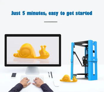 IGRARK 2018 Nyeste Hot Salg 3D-Print Opgraderet MiNi Desktop Delta 3D Printer DIY Kit i Høj Kvalitet 3D-Printer 1.75 mm Filament 55920