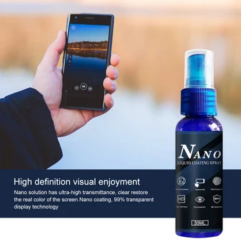 Nano Flydende Glas Skærm Protektor til Alle Smartphones, Tabletter, Ure, Briller, Kameraer JHP-Bedste 5617