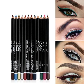 12 Farver Vandtæt Flydende Eyeliner Gøre Op Skønhed Comestics Langvarig Eye Liner Blyant Makeup Værktøjer Til Eyeshadow