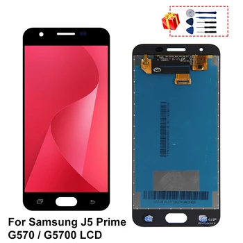 For Samsung J5 Prime LCD-G570 G5700 G570F G570M G570Y J5 Prime 2017 G571F LCD-Skærm med Touch screen-Sensor Montage 5759
