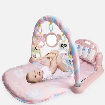 Baby Spille Mat Aktivitet Tæppe Klaver Trænings-og Musik-Rack Musik Rasle Spædbarn Aktivitet Mat Børn children ' s Tæppe Gennemgang Pad Toy