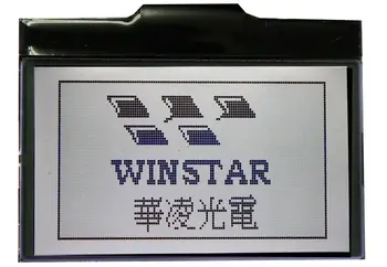 WO12864C2-TFH WINSTAR 3.3 V-Strømforsyning COG LCD-128*64 Display-Modul, Tv med Hvid Baggrundsbelysning,Nye og Originale