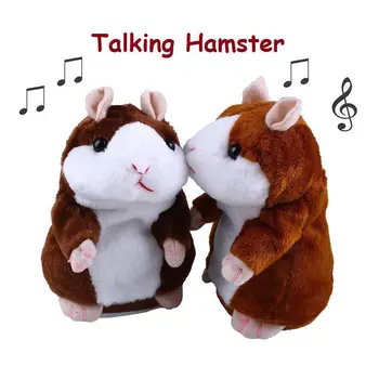 Børnene Taler Hamster Toy Gentager Hvad Du Siger, Elektroniske Kæledyr Taler Plys Legetøj, Ideel Gave til Børn 5833