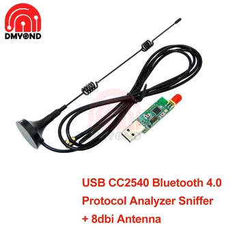 Ny 1 Sæt Trådløse Zigbee CC2531 CC2540 Sniffer yrelsen Pakke Protokol Analysator USB-Dongle Opsamling Modul med antenne 5839