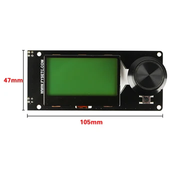 MKS MINI12864 LCD-Skærm mini 12864 Smart Display med Hvid på sort RGB Understøtter Marlin Med SD-Kort til en lille 3D Printer DIY dele