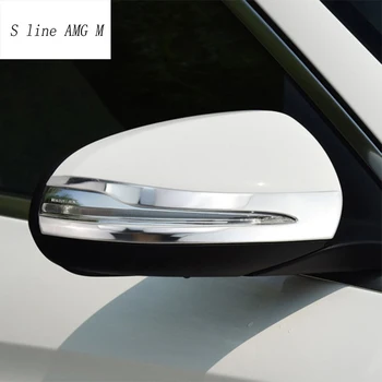 Bil styling til Mercedes Benz C E klasse W205 W213 GLC X253 rearview spejl ramme døren Horn Dækker Klistermærker Trim tilbehør