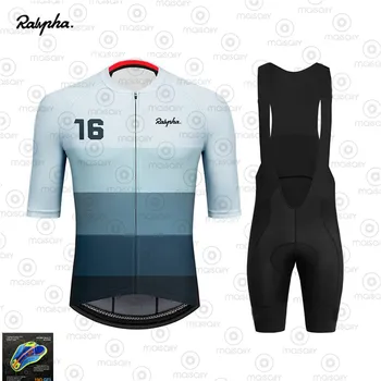 2020 Ralvpha Triathlon Pro Cycling Jersey Bib Shorts Sæt Cykel uniform Passer til Cykling Tøj Ropa Ciclismo Cykel Tøj Kit