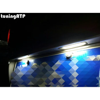 TuningATP Lyse Hvide LED-Licens Nummer Plade Lys Lamper til Porsche Cayenne 92A 2011-Pre-facelift Model