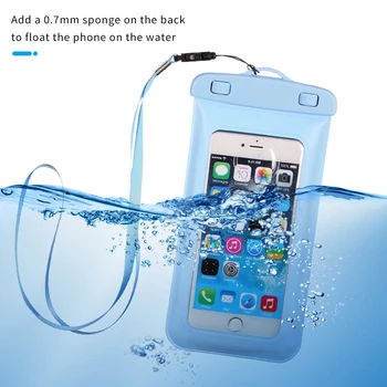 Vandtætte Poser Mobiltelefon Case for iPhone-11 Pro Max antal Undersøiske Telefon Etui, Cover til Samsung A51 Klar PVC, Forseglede Svømme Sag