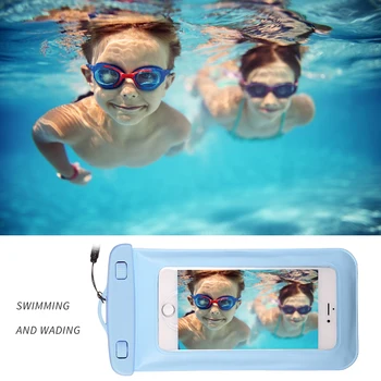 Vandtætte Poser Mobiltelefon Case for iPhone-11 Pro Max antal Undersøiske Telefon Etui, Cover til Samsung A51 Klar PVC, Forseglede Svømme Sag