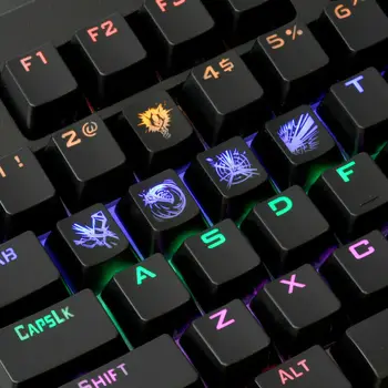 Tastatur DIY-Baggrundsbelyst For League of Legends Cherry MX-OEM-Baggrundslys Tasterne Keycap Mekanisk Tastatur LOL
