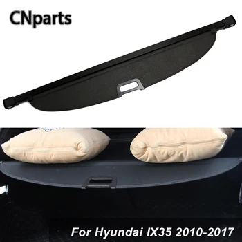 Auto Dele Bil bagfra Kuffert bagageskjuleren For Hyundai IX35 2010-2017 Car-Styling Sort Security Shield Skygge Auto tilbehør