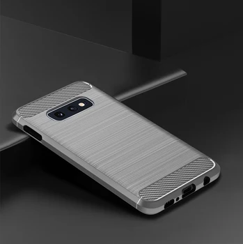 Sagen Samsung Galaxy s10e farve Grå (grå), carbon-serien, caseport
