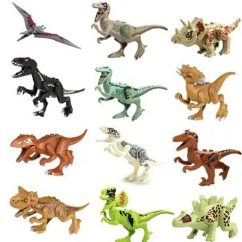 Jurassic Dinosaurer Tal Tyrannosaurus Rex byggesten Mursten Action Figur Model Samling Legetøj for Børn