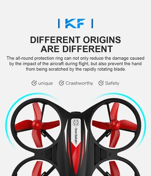 KF608 Mini Drone 720p HD Med Kamera, Wifi Antenne Stabiliseret Højde 3D Flip Hovedløs Tilstand RC Quadcopter Profesional Droner Toy