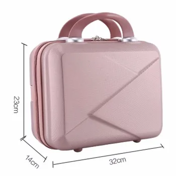 Cosyde Nye Hot Kuffert Sælge Hånd Kosmetisk Tilfælde Makeup Sag Cosmetic Bag Aflåselige Smykkeskrin Til Ladys Gave Make Up Box