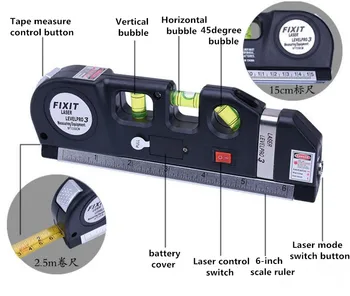 Xltown high-end laser-niveau building dekoration måleværktøj til at måle niveauet af udstyr, Laser, der hersker niveau
