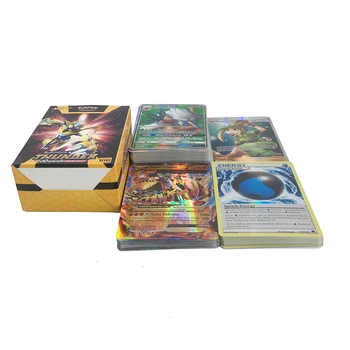 Takara Tomy Pokemon 100PCS GX MEGA Træner Energi Flash-Kort Sværd, Skjold Sun Moon Kort Collectible Gave Børn Toy