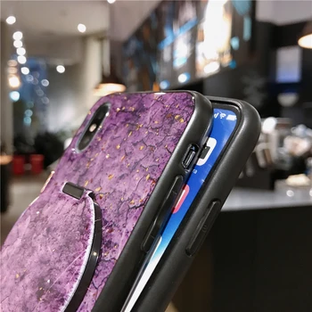 Lace Blomster Makeup-Spejl, Telefon-etui Til Iphone X 8 7 6 6S Plus 5 S 5SE Cases Til Iphone XR XS ANTAL 8Plus Med Lanyard bagcoveret
