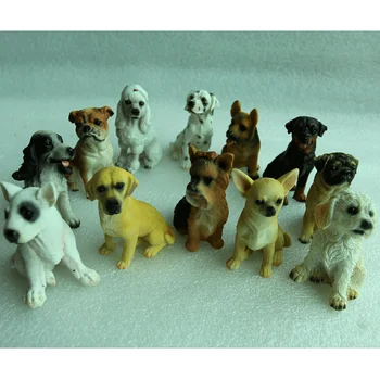 Dværgschnauzeren Dog Miniature Fe Figurer I Landskab Bonsai Figurer Mini Garden Home Toy Gaver Fe Haven Dekorationer