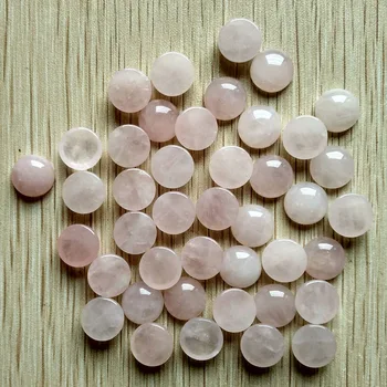 2018 mode top kvalitet natursten pink runde CAB FACETSLEBET sten perler til smykker Tilbehør 12x12mm engros 50stk/masse