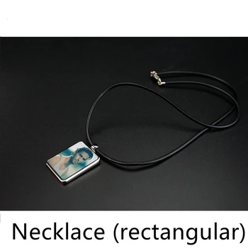 15pcs Gratis fragt brugerdefinerede sublimation blank Metal halskæder, vedhæng smykker for forbrugsstoffer varmeoverførsel udskrivning DIY gaver