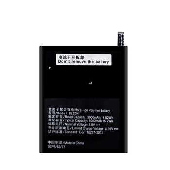 Original 4000mAh BL234 Batteri Til Lenovo A5000 Vibe P1m40 MT6735 P1MA40 MT6735 P1 TA 40 TA40 P70 P70t Mobiltelefon