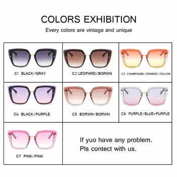 DRESSUUP Nye Store Kasse Cat Eye Solbriller Retro Trend Europa Og Amerika Solbriller Vilde Mænd Og Kvinder Mode Solbriller UV400