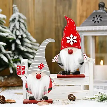 2STK Jul jul 2021 Ornamenter Santa Claus Sød Træ-Ornament Til juletræet Hjem Dekoration елочные украшения
