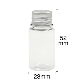 50stk Mini Lille Tom Æterisk Olie Flaske Mini Glas, Rav/Gennemsigtig Hætteglas Lille Æterisk Olie Flaske 5 ML/10 ML