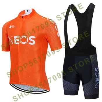TEAM 2020 ineos Orange trøje cykel Tøj mtb Ropa mænd summer quick dry pro CYKEL-shirts Maillot Culotte bære